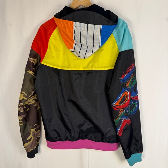 Nike Sportswear NYC What the Windbreaker Multicolor Jacket, RARE collectible Y2K - Picture 3 of 16
